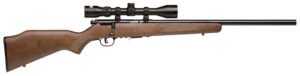 Savage Arms 96222 93R17 GVXP Full Size 17 HMR 5+1 21" Matte Blued Carbon Steel Barrel, Matte Blued Steel Receiver, Satin Hardwood Wood Stock, Factory Mounted & Boresighted 3-9x40mm Scope, Right Hand