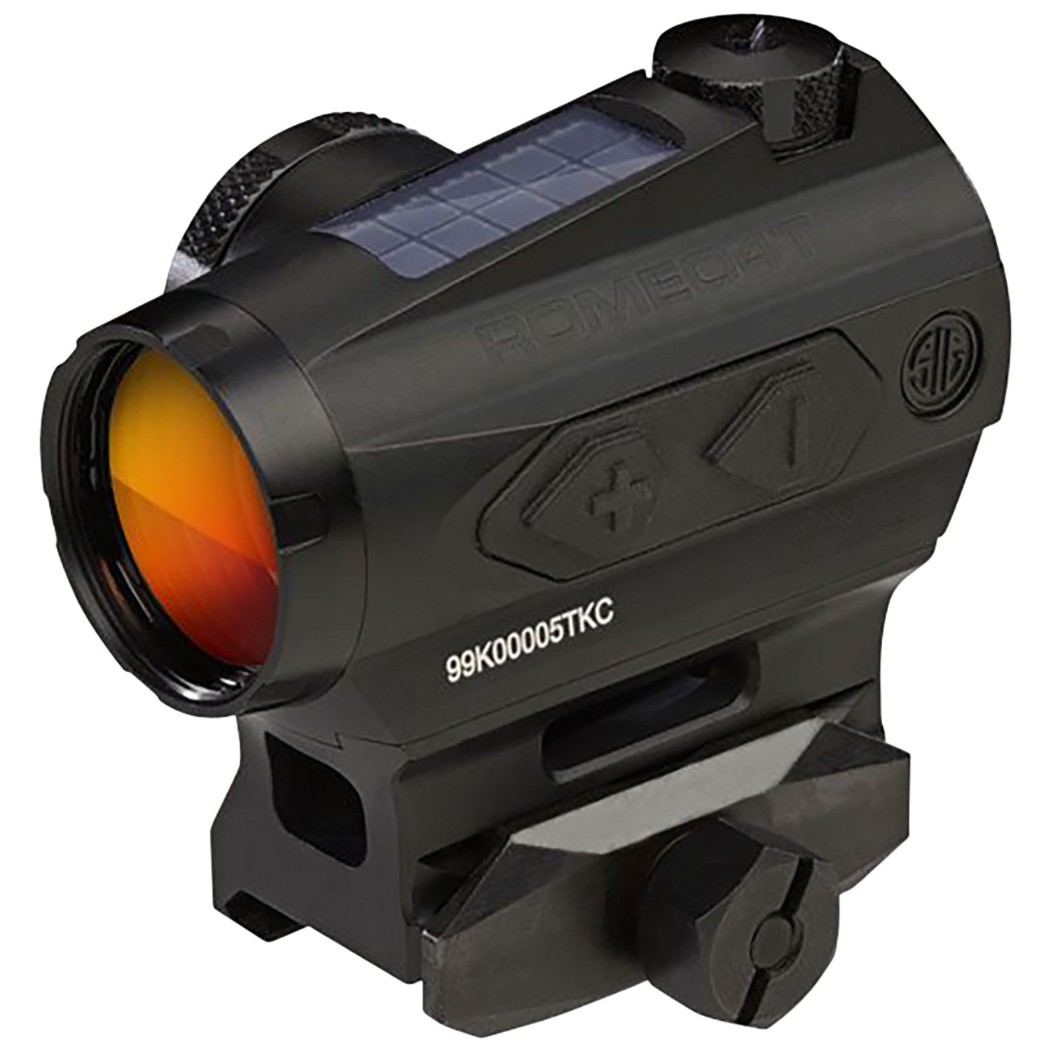 Sig Sauer Electro-Optics SOR43031 Romeo4T Black Anodized 1 x 20 mm 2 MOA Red Ballistic Dot/65 MOA Circle