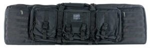 Bulldog BDT6043B BDT Tactical Double 43" Black Nylon, 3 Accessory Pockets, Deluxe Padded Backstraps, Lockable Zipper, Padded Internal Divider