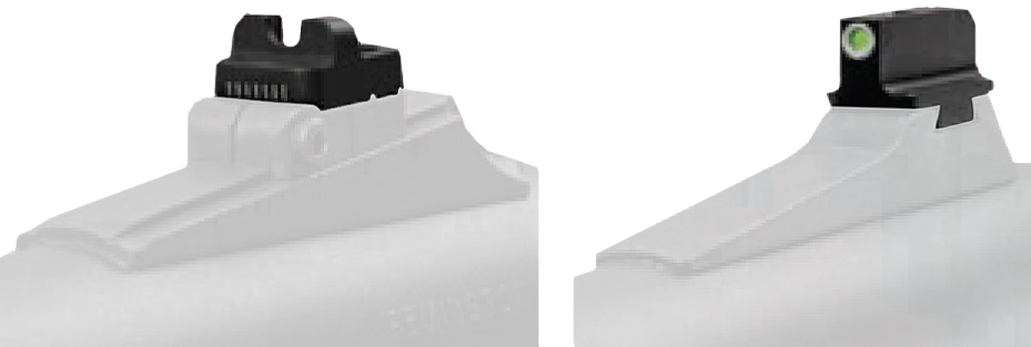 TruGlo TG231R3W Tritium Pro Black | Green Tritium White Outline Front Sight Green Tritium Rear Sight
