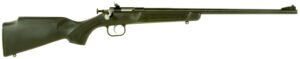Crickett KSA2240 Youth  22 LR 1rd 16.12" Blued Barrel & Receiver, Fixed Front/Adjustable Rear Peep Sights, Black Synthetic Stock w/11.5" LOP, Rebounding Firing Pin Safety
