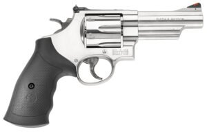 Smith & Wesson 163603 Model 629  N-Frame Frame 44 S&W Spl 44 Rem Mag 6rd 4.12" Stainless Steel Barrel, Stainless Cylinder, Steel Frame, Black Finger Groove Grip, Internal Lock Safety, Exposed Hammer