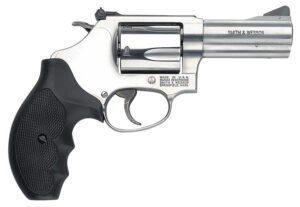 Smith & Wesson 162430 Model 60  357 Mag or 38 S&W Spl +P 5 Shot 3" Stainless Steel Barrel/Cylinder, Satin Stainless Steel J-Frame, Exposed Hammer, Polymer Grip