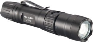 Pelican 7100 Tactical Flashlight Black Anodized 33/348/695 Lumens White LED