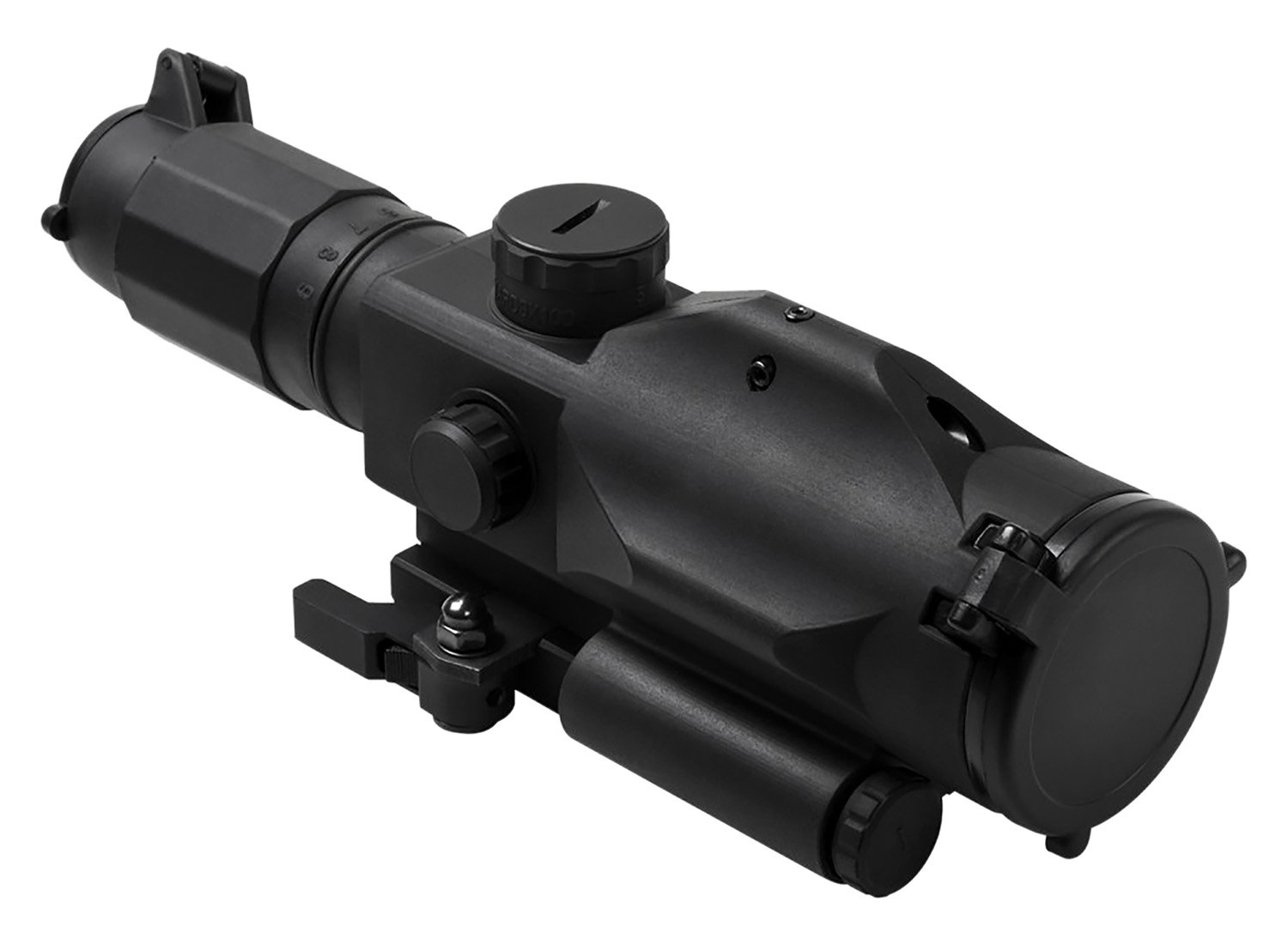 NcStar VSRTP3940GV3 SRT Gen 3 Black Hardcoat Anodized 3-9x40mm Illuminated P4 Sniper Reticle Green Laser