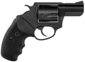 Charter Arms 63520 Mag Pug  Large 357 Mag, 5 Shot 2.20" Black Nitride Steel Barrel, Cylinder & Frame w/Black Finger Grooved Rubber Grip