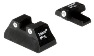 Trijicon 600268 Bright & Tough Night Sights  Green/Tritium White Outline Front Sight-Green/Tritium White Outline Rear Sight H&K USP Compact