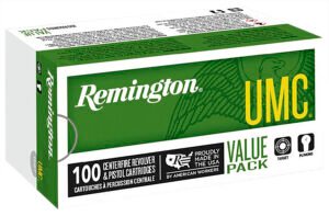 Remington Ammunition 23771 UMC Value Pack 38Special+P 125gr Jacket Hollow Point 100 Per Box/6 Case