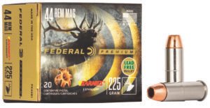 Federal P44XB1 Premium  44RemMag 225gr Barnes Expander BRX 20 Per Box/10 Case