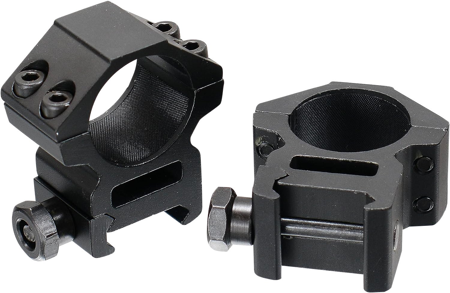 UTG RGWM25M4 Accushot Scope Rings Black Anodized 1" Medium