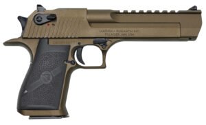 Magnum Research DE50BB Desert Eagle Mark XIX 50 AE 6" 7+1 Burnt Bronze Cerakote Carbon Steel Frame & Slide Black Rubber Grip