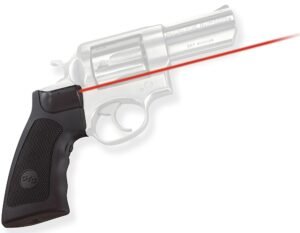 Crimson Trace 011790 Lasergrips  Fits Ruger Alaskan/GP100/Super Redhawk, Red Laser 633nM Wavelength 5mW Output, Black Polymer