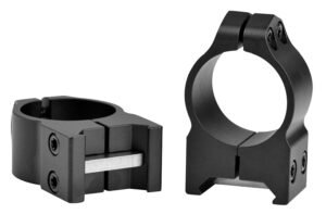 Warne 201M Vertical Rings Maxima Matte Black 1" Medium 0 MOA