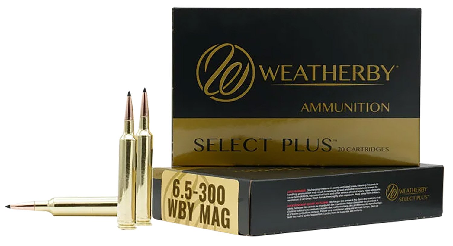 Weatherby F653130SCO Select Plus 6.5x300WthbyMag 130gr Swift Scirocco II 20 Per Box/10 Case