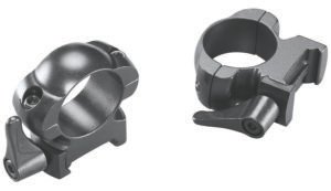 Weaver Mounts 49326 Lever Lok  Matte Black 1" High