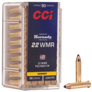CCI 0073 VMAX  22WMR 30gr Hornady V-Max 50 Per Box/40 Case