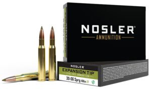 Nosler 40036 E-Tip  30-06Springfield 168gr E Tip Lead Free 20 Per Box/10 Case