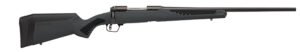 Savage Arms 57061 110 Hunter Full Size 223 Rem 4+1 22" Matte Black Button-Rifled Barrel, Matte Black Drilled & Tapped Carbon Steel Receiver, Adj AccuStock Matte Gray Synthetic Stock, Right Hand