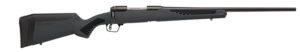 Savage Arms 57042 110 Hunter Full Size 300 Win Mag 3+1 24" Matte Black Button-Rifled Barrel, Matte Black Drilled & Tapped Carbon Steel Receiver, Adj AccuStock Matte Gray Synthetic Stock, Right Hand