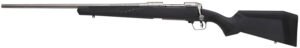 Savage Arms 57085 110 Storm Full Size 223 Rem 4+1 22" Matte Button-Rifled Barrel, Matte Drilled & Tapped Stainless Steel Receiver, AccuStock Matte Gray Synthetic Stock, Left Hand