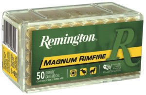 Remington Ammunition 21170 Magnum Rimfire  22WMR 40gr Jacketed Hollow Point 50 Per Box/40 Case