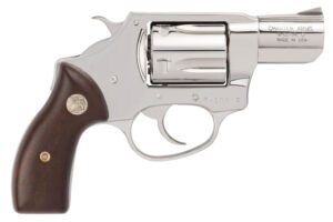 Charter Arms 73829 Undercover  Small 38 Special, 5 Shot 2" High Polished Stainless Steel Barrel, Cylinder & Frame w/Wood Grip, Exposed Hammer