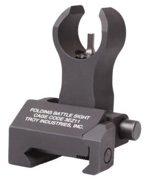Troy Ind SSIGFBSFHBT00 Front Folding BattleSight HK  Black Hardcoat Anodized