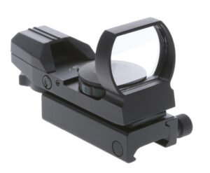 TruGlo TG-8360B Open Dot Sight Black Anodized 1x 34mm 5 MOA Dual Illuminated (Green/Red) Multi Reticle