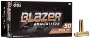 CCI 5204 Blazer Brass Handgun 38Special 125gr Full Metal Jacket 50 Per Box/20 Case