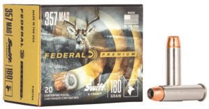 Federal P357SA Premium  357Mag 180gr Swift A Frame 20 Per Box/10 Case