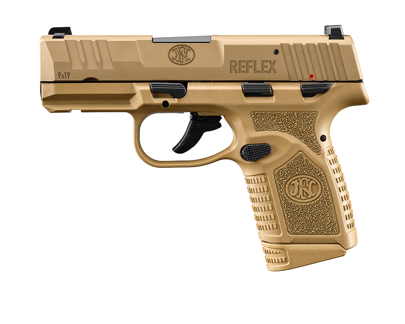 FN REFLEX 9MM FDE 3.3" 10+1 SFTY