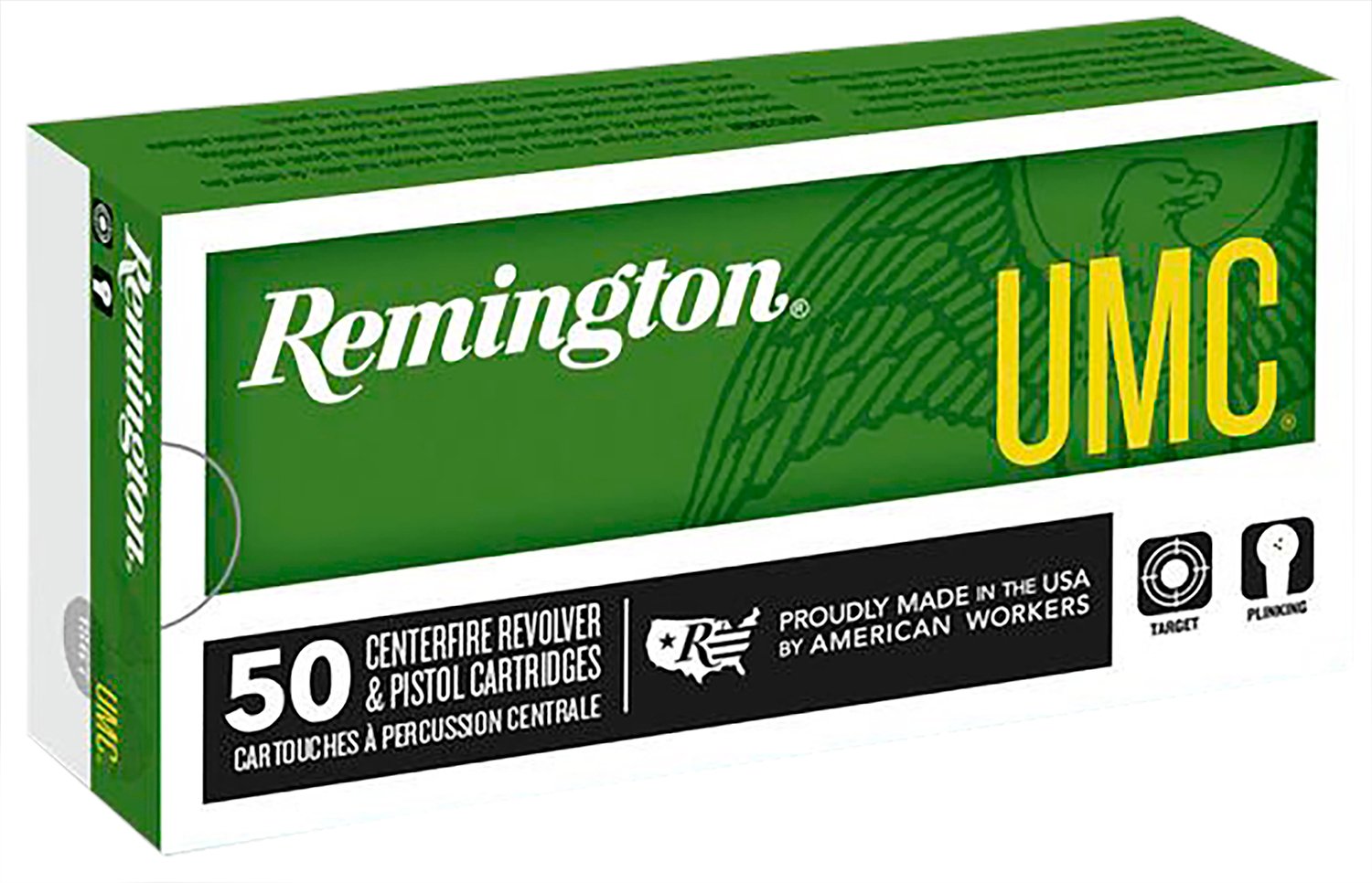 Remington Ammunition 23734 UMC 357Sig 125gr Full Metal Jacket 50 Per Box/10 Case