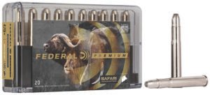 Federal P470T1 Premium Safari Cape-Shok 470NitroExpress 500gr Trophy Bonded Bear Claw 20 Per Box/10 Case