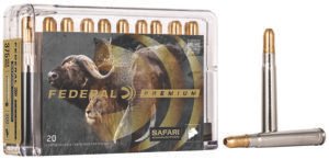 Federal P375T2 Premium Safari Cape-Shok 375H&HMag 300gr Trophy Bonded Sledgehammer Solid 20 Per Box/10 Case