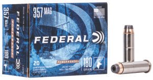 Federal C357G Power-Shok Handgun 357Mag 180gr Jacketed Hollow Point 20 Per Box/25 Case