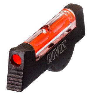 HiViz SW1002R Pinned Front Sight Smith & Wesson Revolver Red Fiber Optic