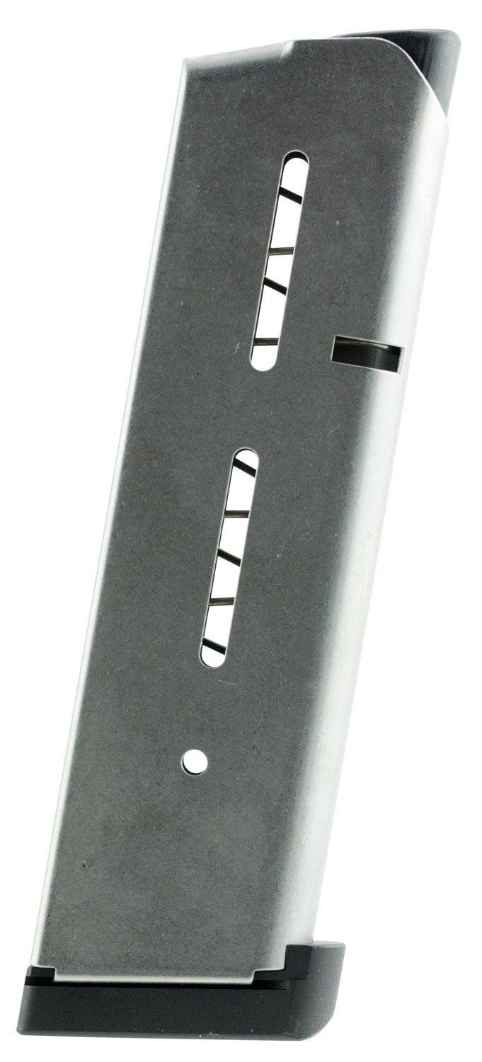 Wilson Combat 47D 1911 .350" 8rd Detachable w/ Standard Floor Plate 45 ACP Stainless Steel