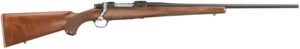 Ruger 37115 Hawkeye  Sports South Exclusive Full Size 257 Roberts 4+1 22" Satin Blued Alloy Steel Barrel, Receiver w/Integral Scope Mount, American Walnut Fixed Stock, Right Hand