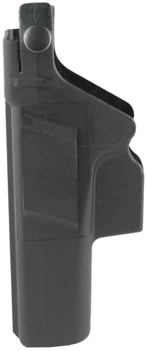 Glock HO17045 Duty  Holster OWB Black Polymer w/Thumb Break Retention Strap, For Use w/Glock 17 Gen3,4&5/22 Gen 3&4 Only/31 Gen3&4, Fits 1.77" (45mm) Belt, Right Hand