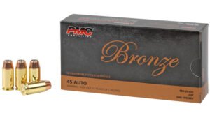 PMC 45B Bronze 45ACP 185gr Jacketed Hollow Point 50 Per Box/20 Case