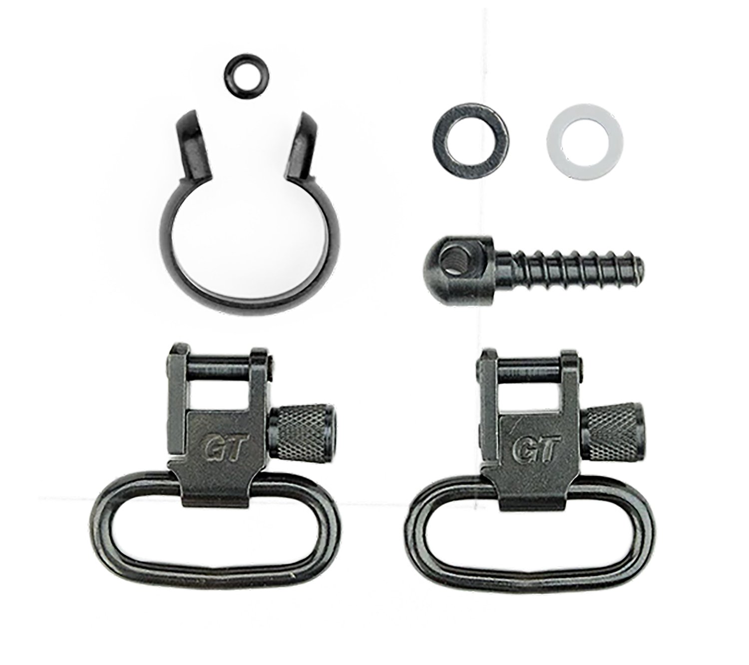 GrovTec US Inc GTSW41 Barrel Band Rifle/Shotgun 1" Black Uberti 1866 Yellow Boy/1873 Steel