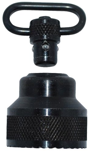 GrovTec US Inc GTSW298 Mag Cap Set Shotgun 1" Push Button Black Oxide Moss 590/835 12 Gauge Steel