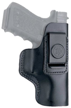 DeSantis Gunhide 031BA79Z0 Insider  IWB Black Leather Belt Loop Fits 1911 / Colt Officer Fits 3-3.50" Barrel Right Hand