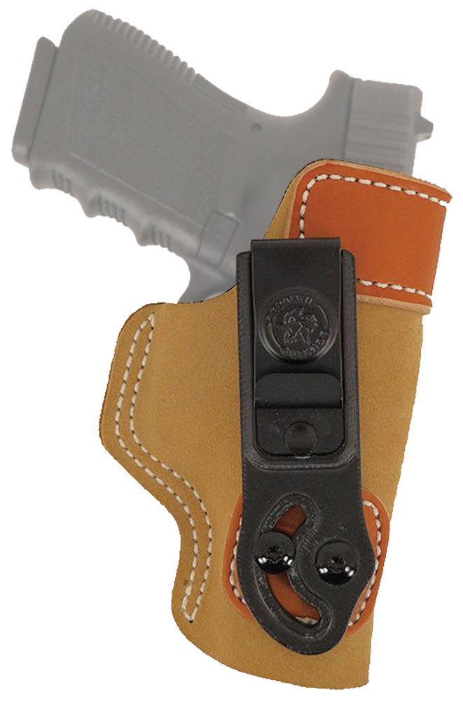 DeSantis Gunhide 106NA02Z0 Sof-Tuck IWB Tan Leather/Suede Belt Clip Fits S&W J Frame Right Hand