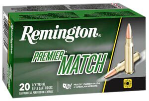 Remington Ammunition 21503 Premier Match 300Blackout 125gr Sierra MatchKing Open Tip Match 20 Per Box/10 Case