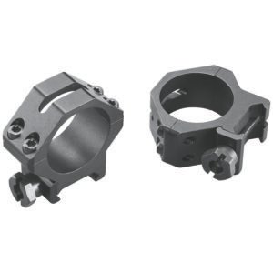 Weaver Mounts 48364 Four-Hole Skeleton Rings  Matte Black 30mm Low