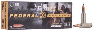 Federal P270WSMTC1 Premium  270WSM 130gr Trophy Copper 20 Per Box/10 Case