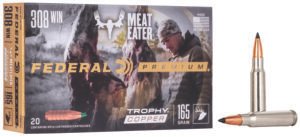 Federal P308TC2 Premium  308Win 165gr Trophy Copper 20 Per Box/10 Case