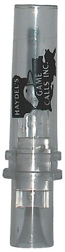 Haydel's Game Calls W81 Wood Duck Squealer Open Call Wood Duck Sounds Attracts Ducks Clear Plastic