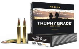 Nosler 60069 Trophy Grade  300WinMag 200gr Nosler Spitzer Partition 20 Per Box/10 Case